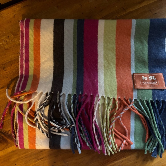 Coach cashmere scarf - Picture 1 of 2